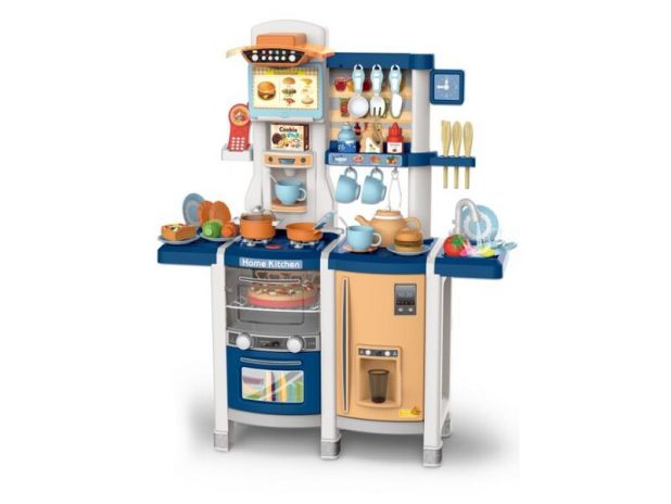 Multifunkcyjna Kuchnia Lodówka Piekarnik 65 Elementów NIEBIESKA MJL-89N