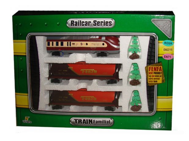 Kolejka Elektryczna Fenfa 1:87 Pociąg Towarowy 1601B-4A