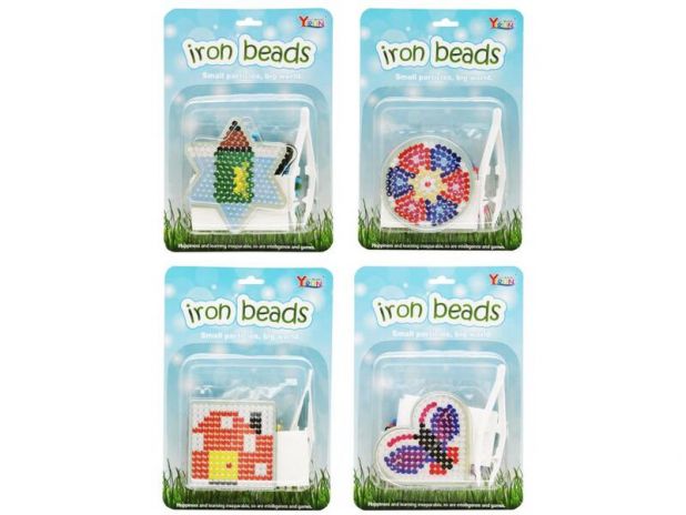 Mini Zestaw Koralików Do Zgrzewania Prasowanka 4 Wzory AT16A